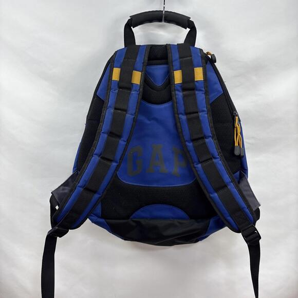 Gap Factory Backpack Vintage- Sum.'04, Blue and Yellow - Picture 3 of 11